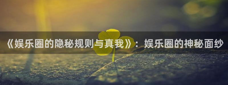 壹号大舞台网站：《娱乐圈的隐秘规则与真我》：娱乐圈的神秘面纱