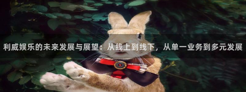 先锋娱乐app官网下载：利威娱乐的未来发展与展望：从线上到线下，从单一业务到多元发展
